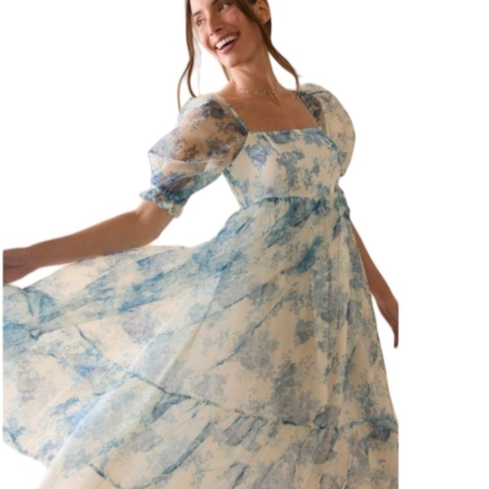Francescas Corset Ethereal‎ Babydoll Womens size Small Milkmaid Fairycore Dress